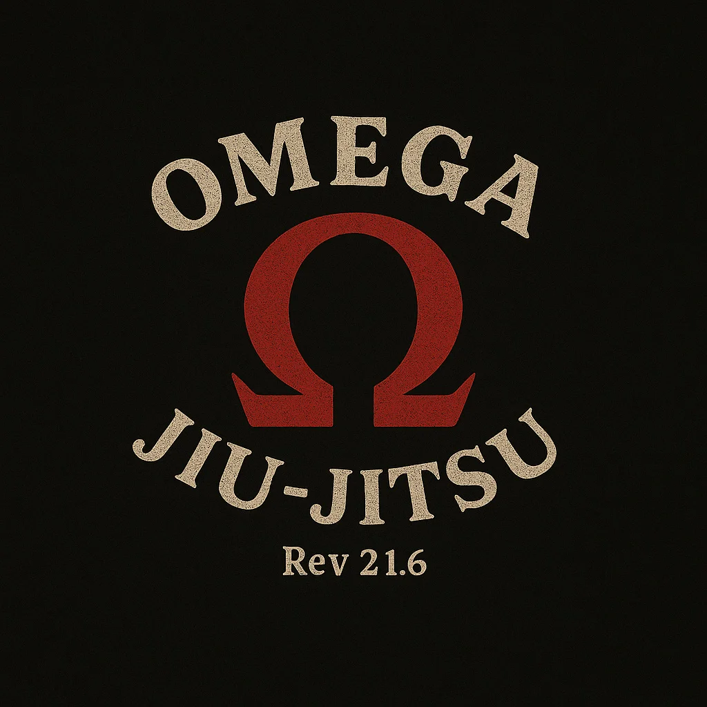 omega brazillian jiu-jitsu academy logo
