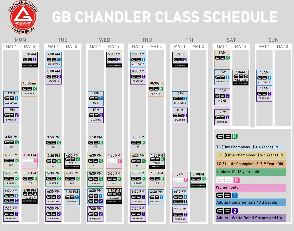 Gracie Barra Chandler facility image