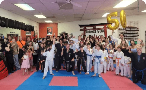 Rising Sun Karate academy logo