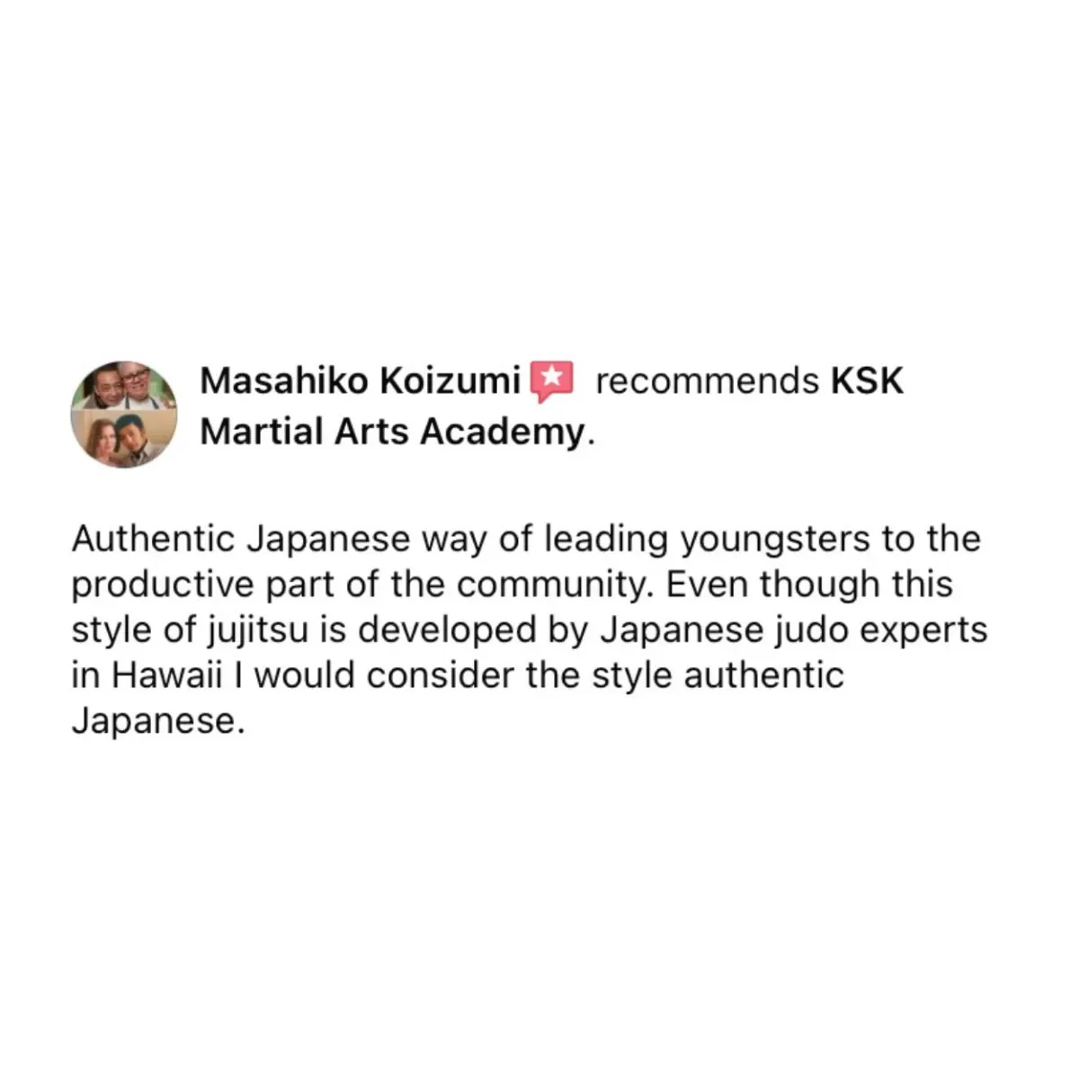 Kenshokan Martial Arts academy photo