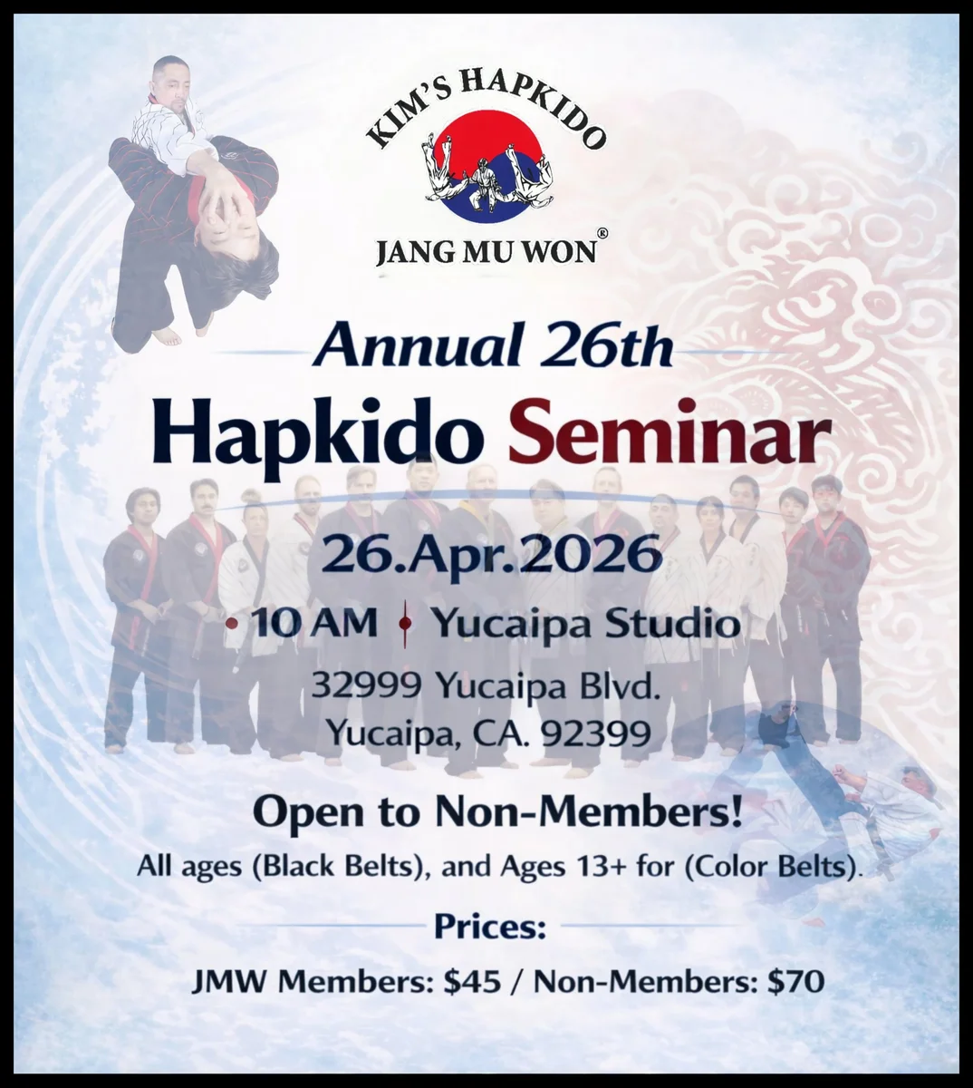 Kim’s Hapkido academy photo
