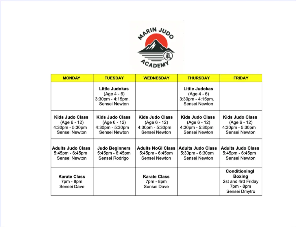 Marin Judo Academy academy photo