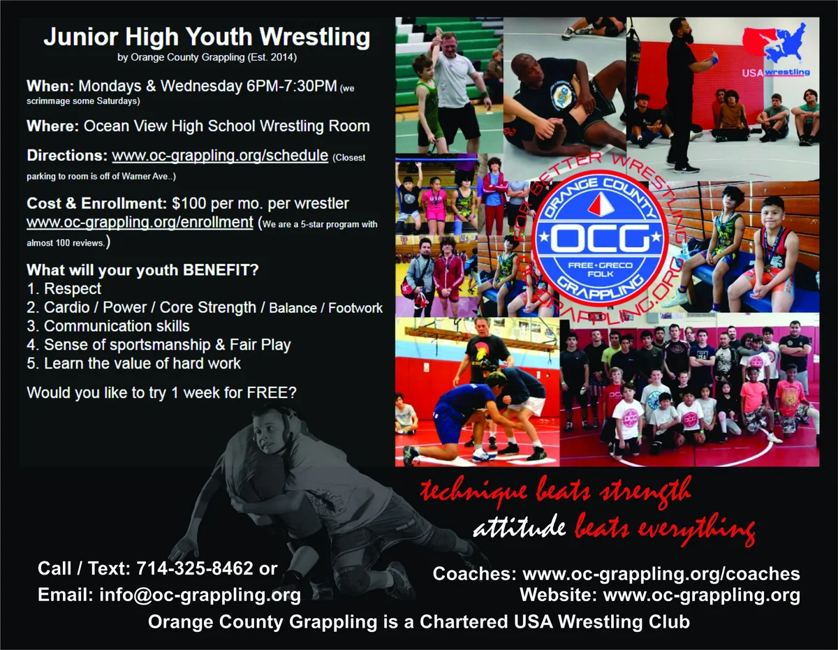 Orange County Grappling (“OCG”) academy photo
