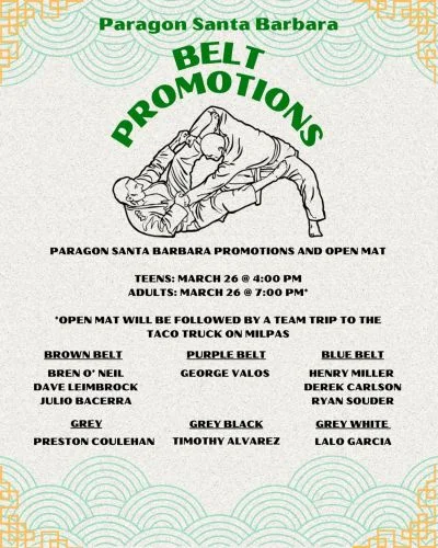 Paragon Brazilian Jiu Jitsu San Luis Obispo academy photo