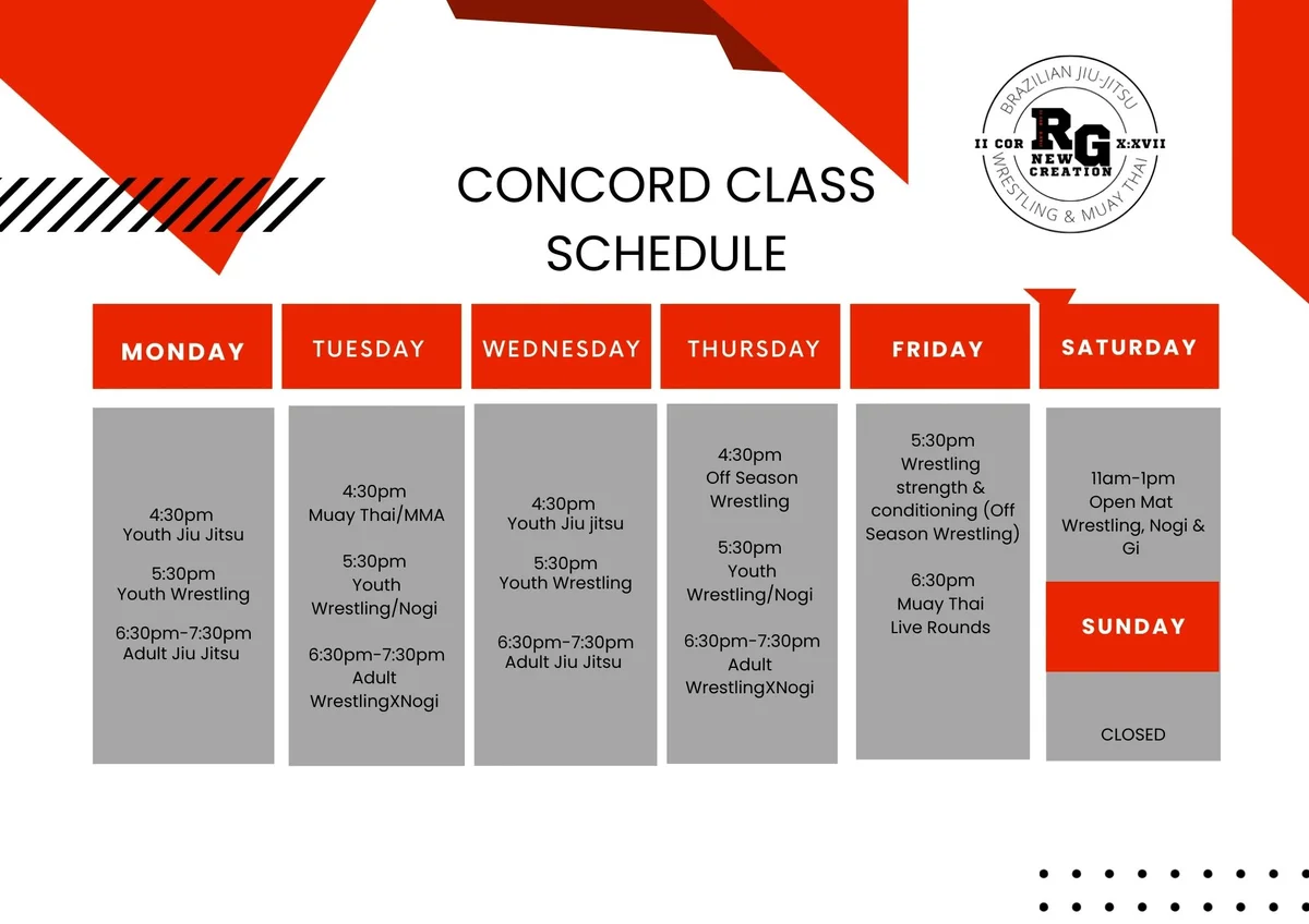 RG Academy New Creation wrestling, jiu jitsu and muay Thai academy photo