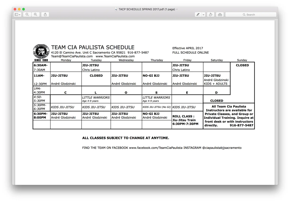 Team Cia Paulista Sacramento facility image