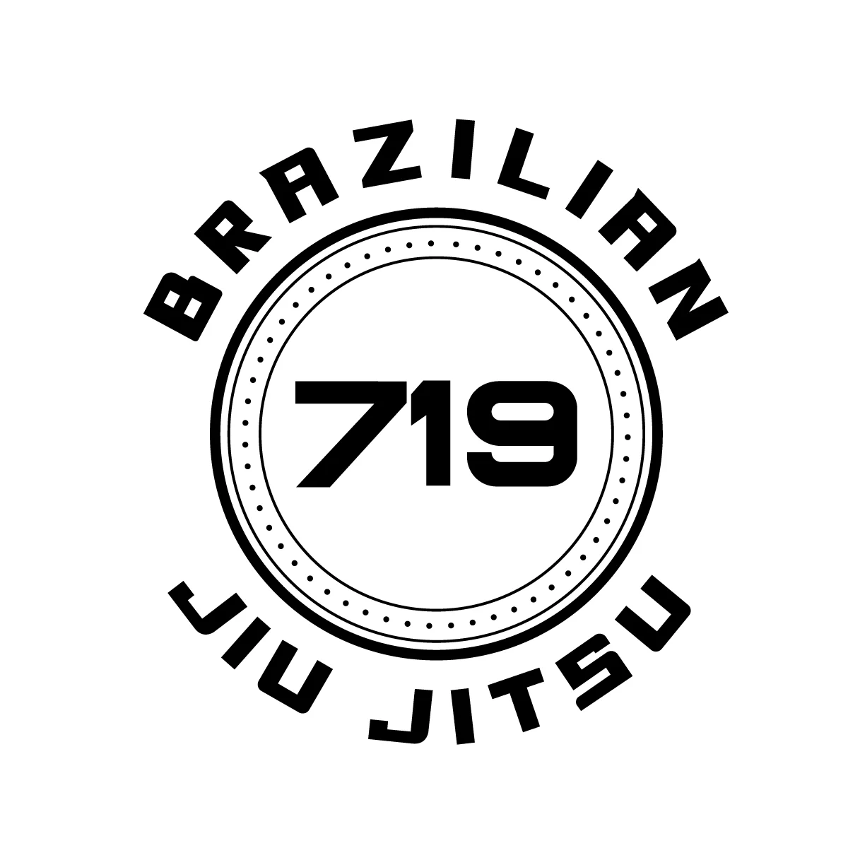 719 Brazilian Jiu Jitsu academy logo