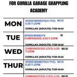 Gorilla Garage Grappling Academy academy photo