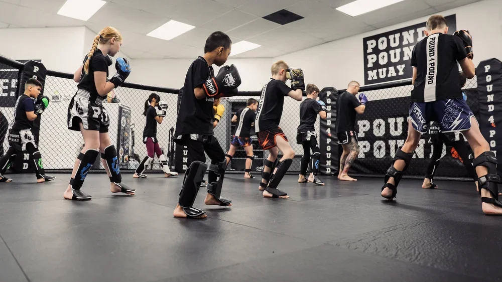 Pound 4 Pound Muay Thai academy logo