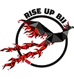 Rise Up BJJ academy logo