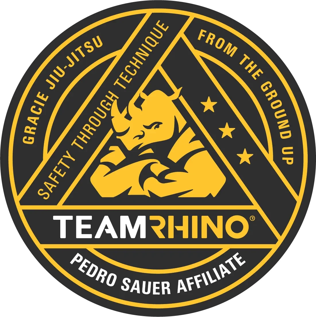 Team Rhino Jiu-Jitsu academy logo