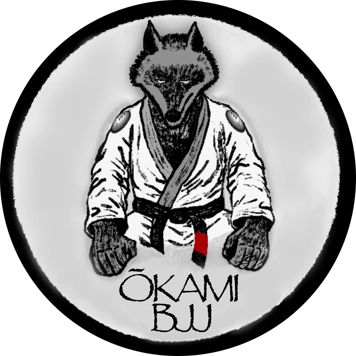 Ōkami BJJ academy logo