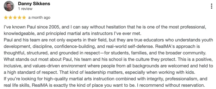REAL Martial Arts academy photo