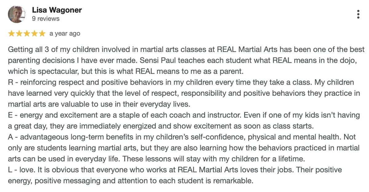 REAL Martial Arts academy photo