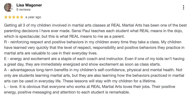 REAL Martial Arts academy photo