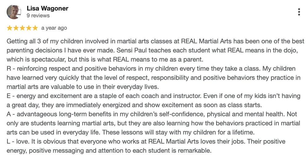 REAL Martial Arts academy photo
