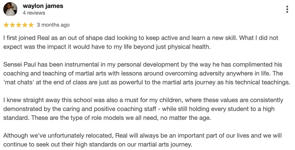 REAL Martial Arts academy photo