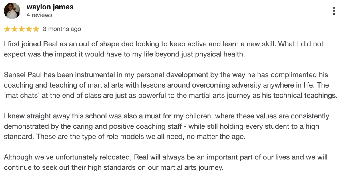 REAL Martial Arts academy photo