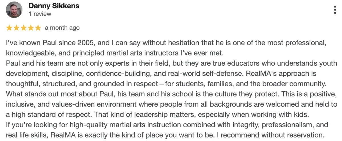 REAL Martial Arts academy photo