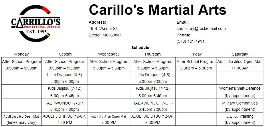 Good People Great Jiu Jitsu (Carrillo's Martial Arts Academy / Carrillo's Martial Arts) academy photo