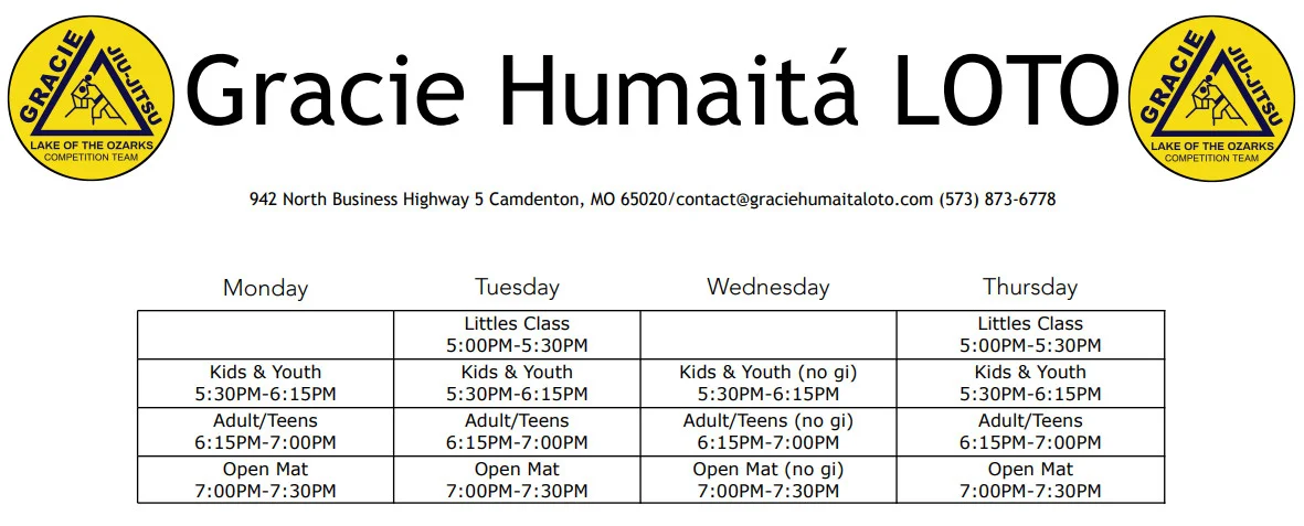 Good People Great Jiu Jitsu (Gracie Humaita LOTO Academy / Lake Area Gracie Jiu-Jitsu) visual