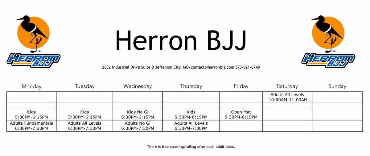 Herron BJJ academy photo
