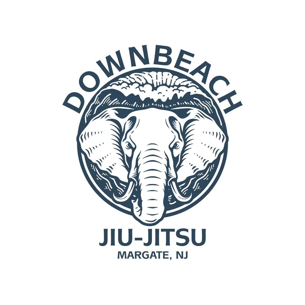 Downbeach Jiu-Jitsu academy logo