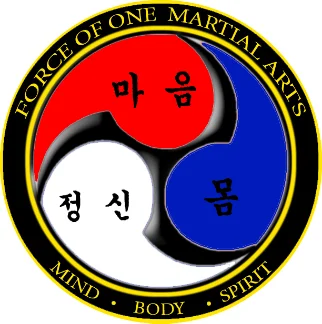 Force of One Martial Arts School academy logo