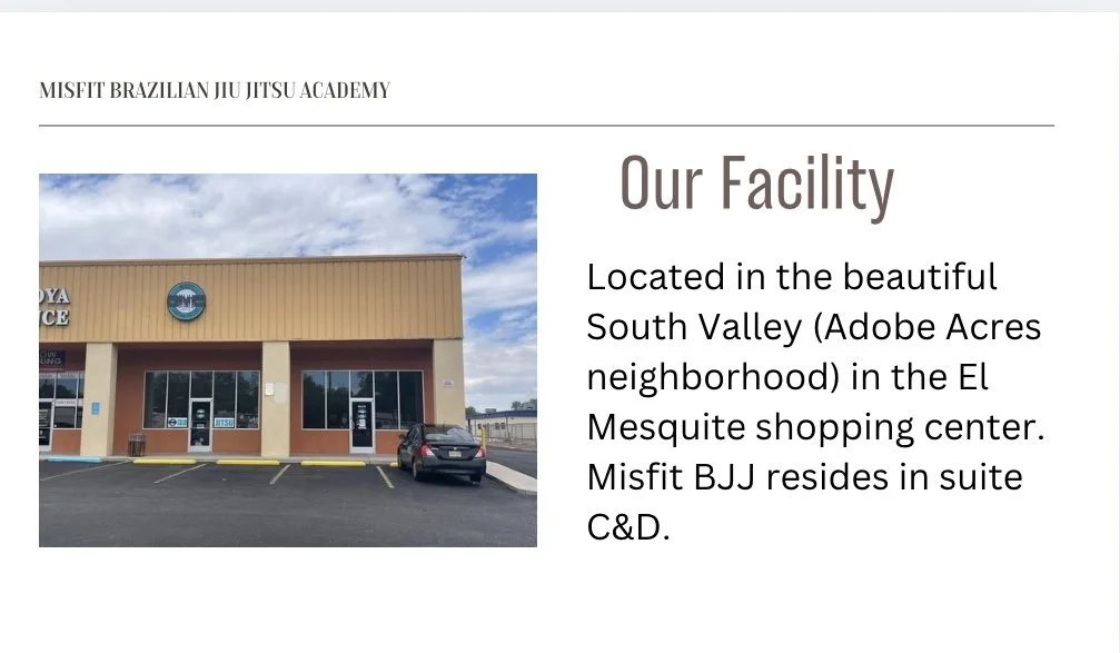 Misfit Brazilian Jiu Jitsu Academy facility image