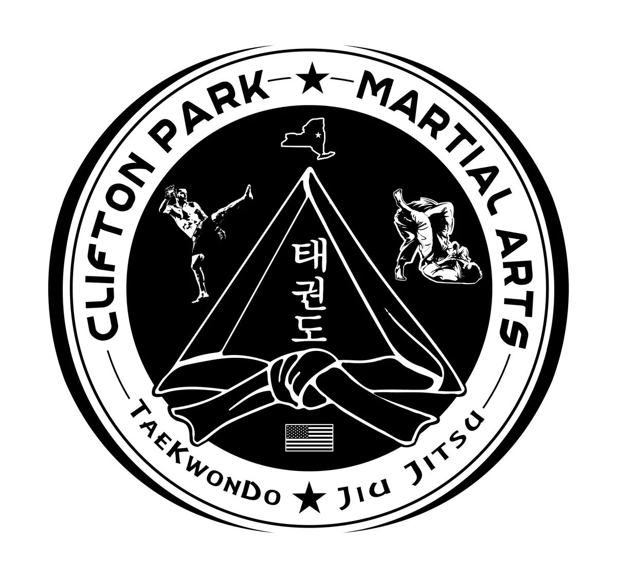 Clifton Park Tae Kwon Do & Jiu-Jitsu academy logo