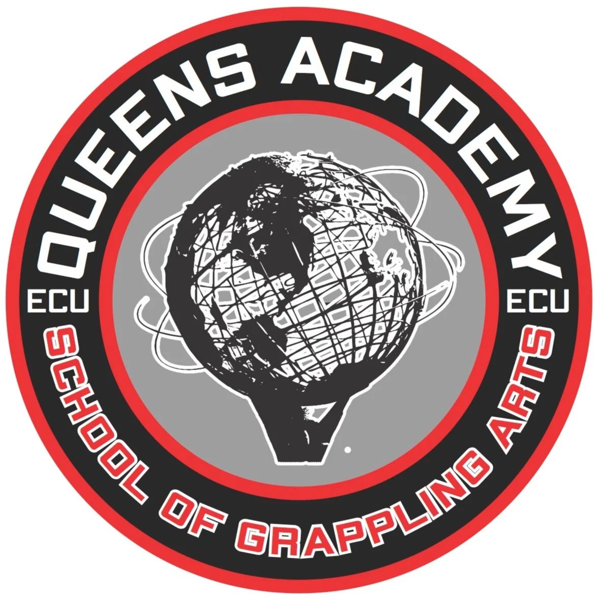 East Coast United Queens Academy of Brazilian Jiu Jitsu academy logo