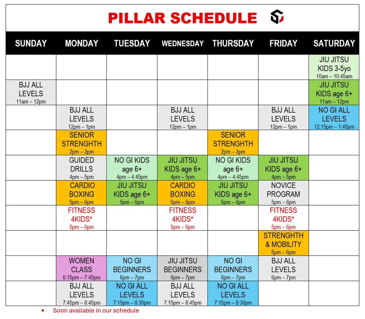 Pillar Jiu Jitsu facility image