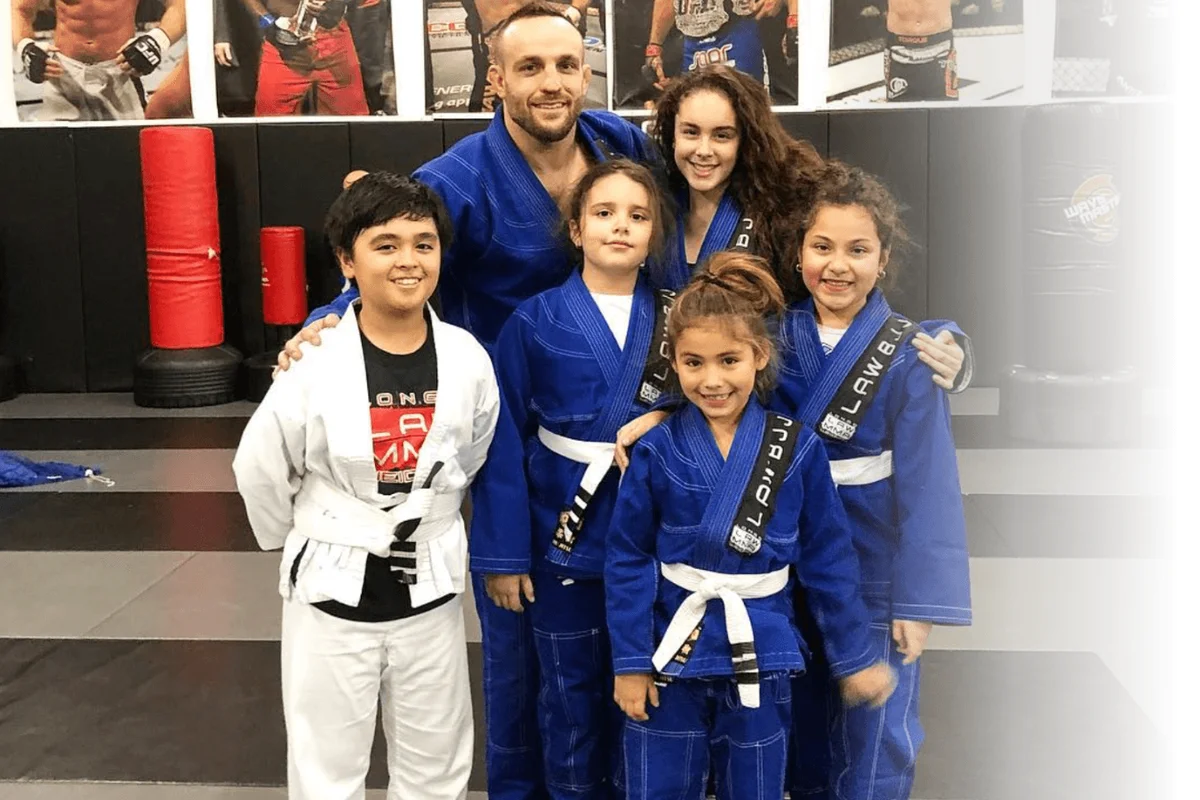 Longo and Weidman MMA academy photo