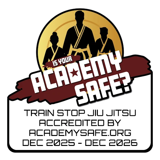 Train Stop Jiu Jitsu academy logo
