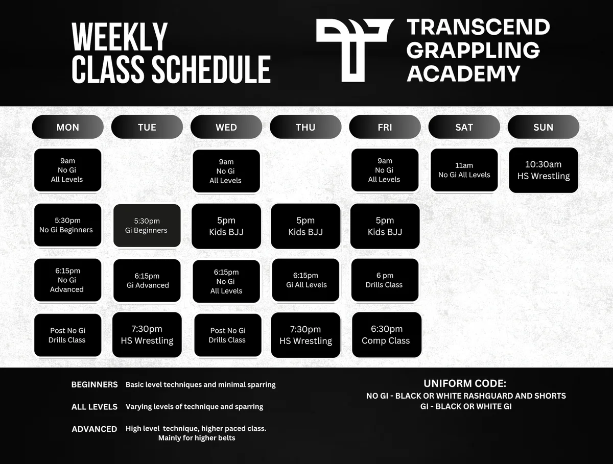Transcend Grappling Academy academy photo