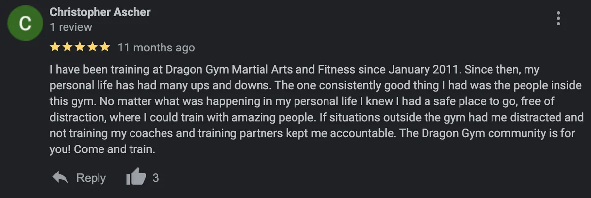 Dragon Gym Martial Arts & Fitness facility image