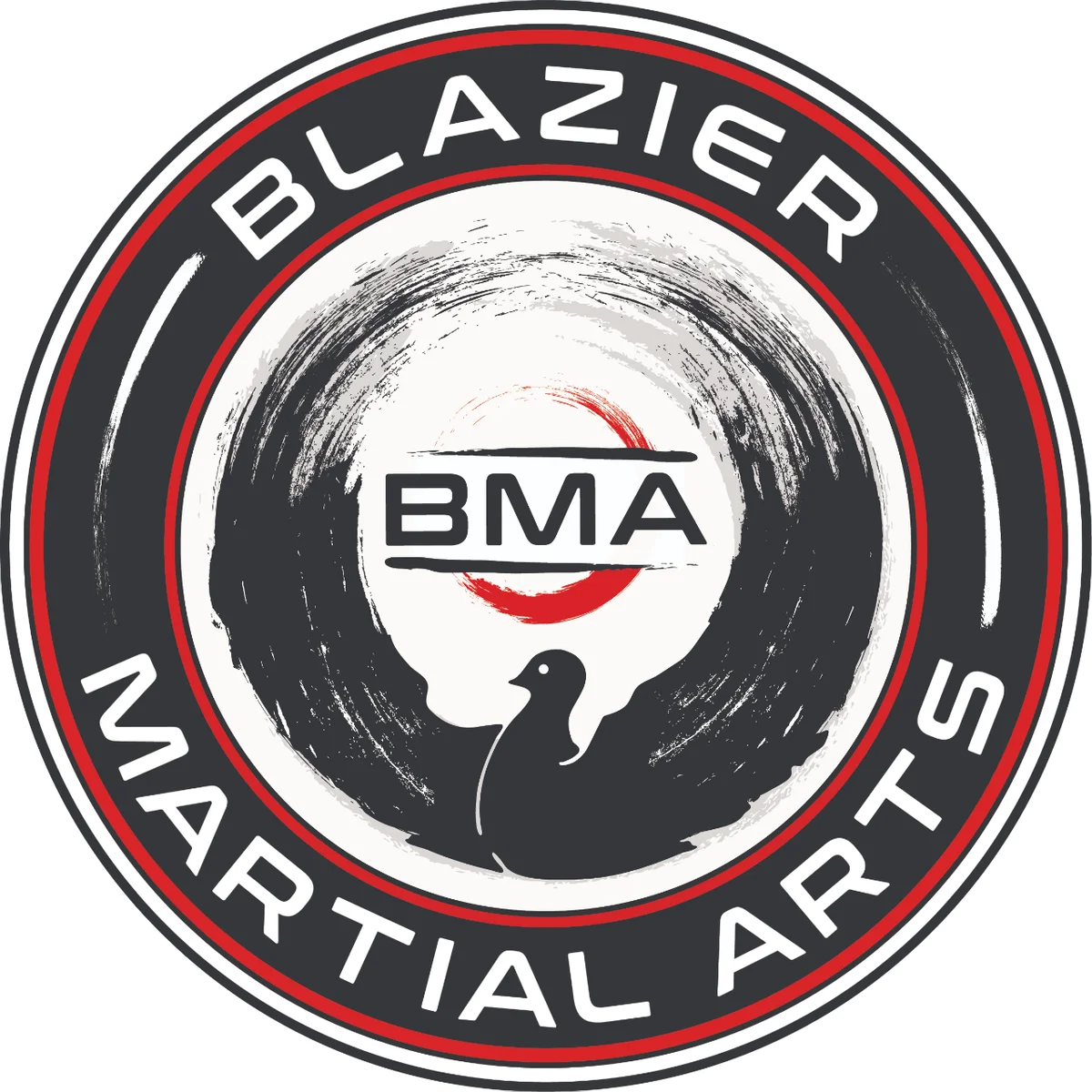 Blaziermartialarts academy logo