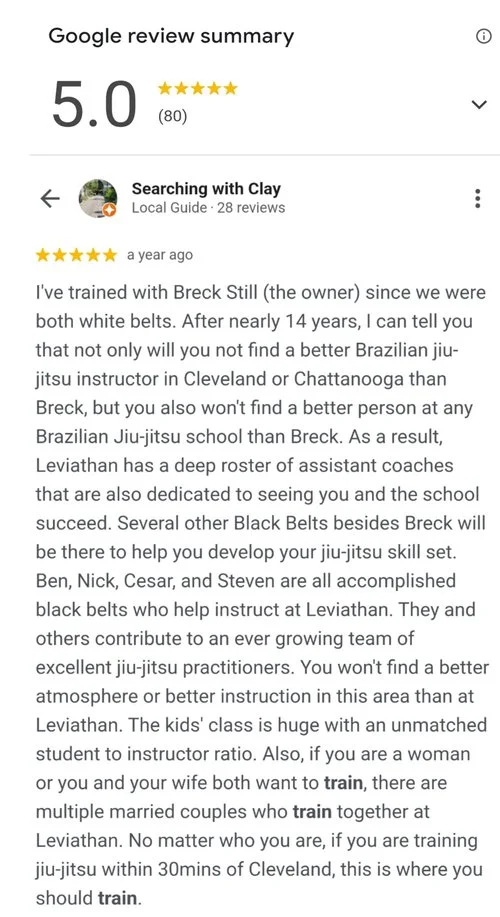 Leviathan Brazilian Jiu-Jitsu Academy facility image