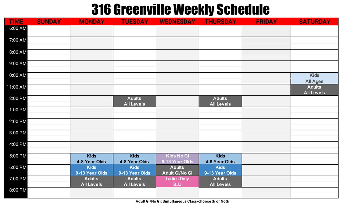 316 BJJ Greenville academy logo