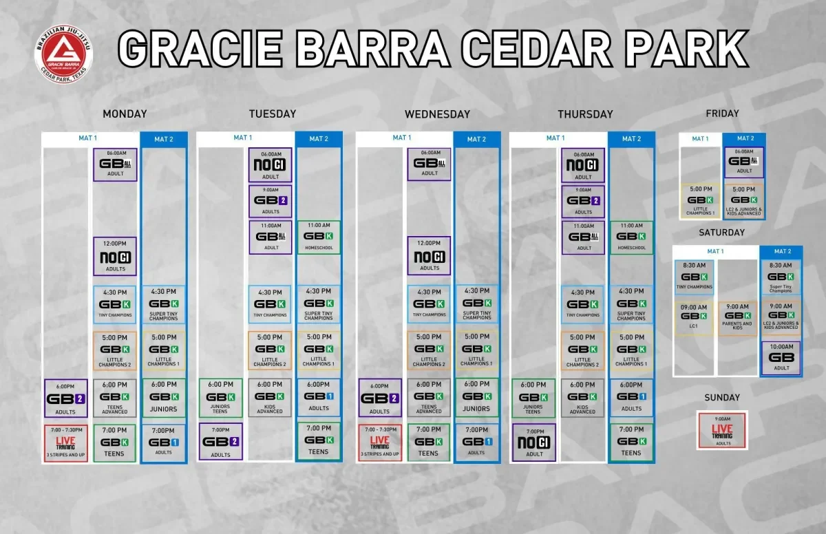 Gracie Barra Cedar Park facility image