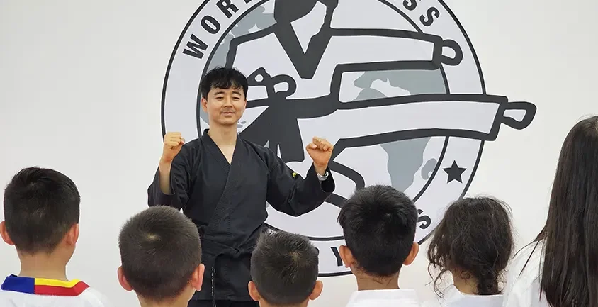 Master Y Kim's World Class Martial Arts academy logo