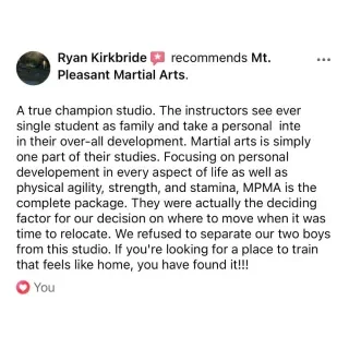 Mount Pleasant Martial Arts facility image