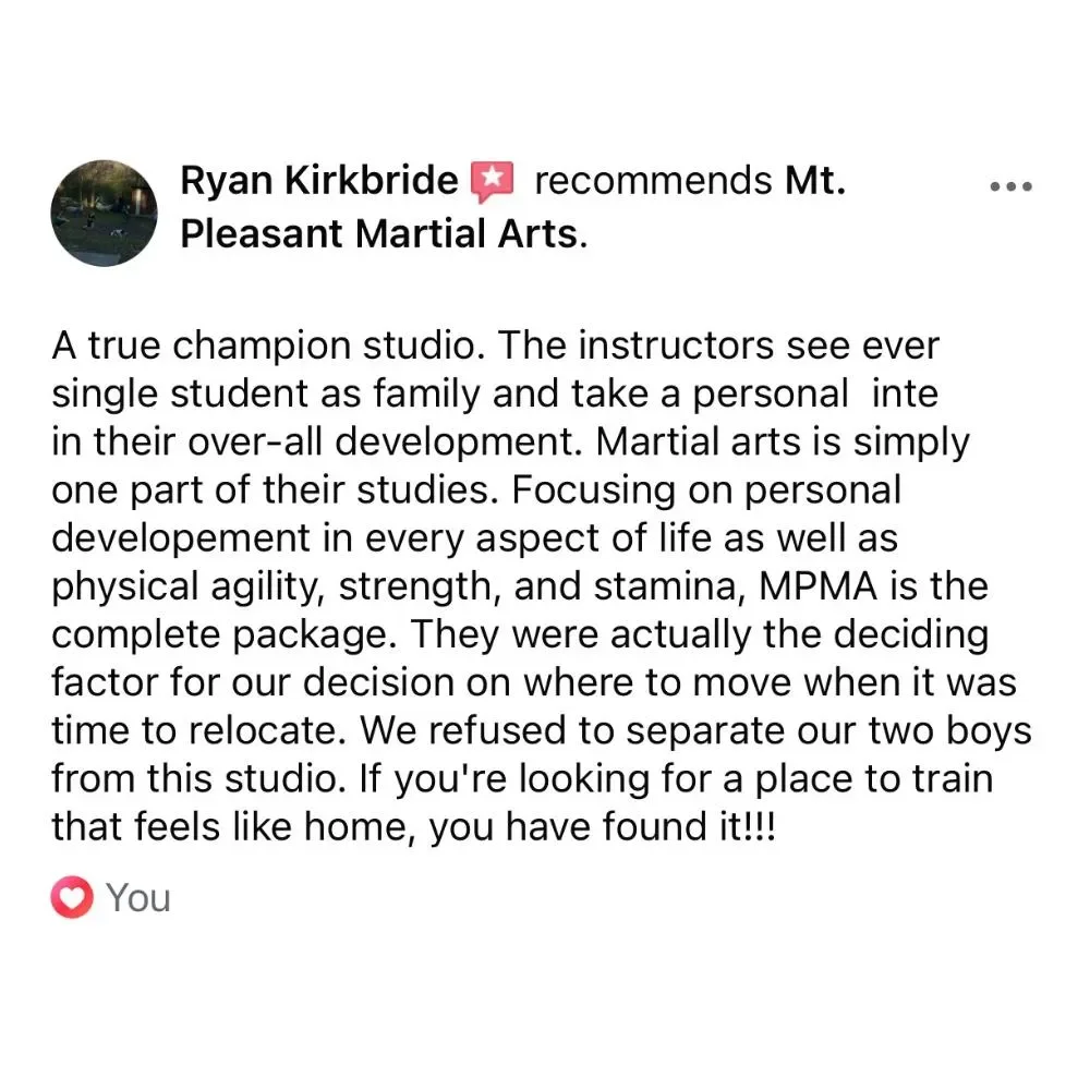 Mount Pleasant Martial Arts facility image