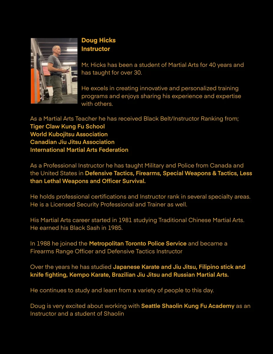 Seattle Shaolin Kungfu Academy (SSKA) academy photo