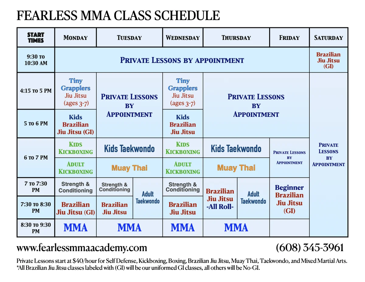 Fearless Mixed Martial Arts Academy facility image